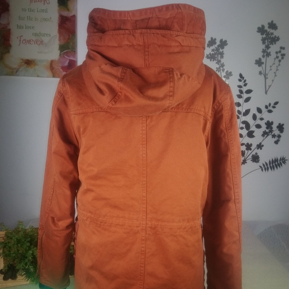 Scotch and soda tie layered parka jacket women XS - Picture 6 of 8